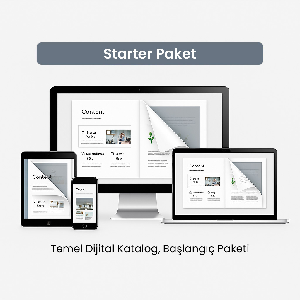 Starter Paket - Dijital Katalog